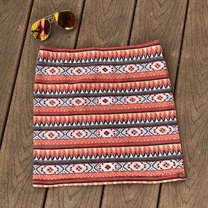 Forever 21 Aztec Bodycon Mini